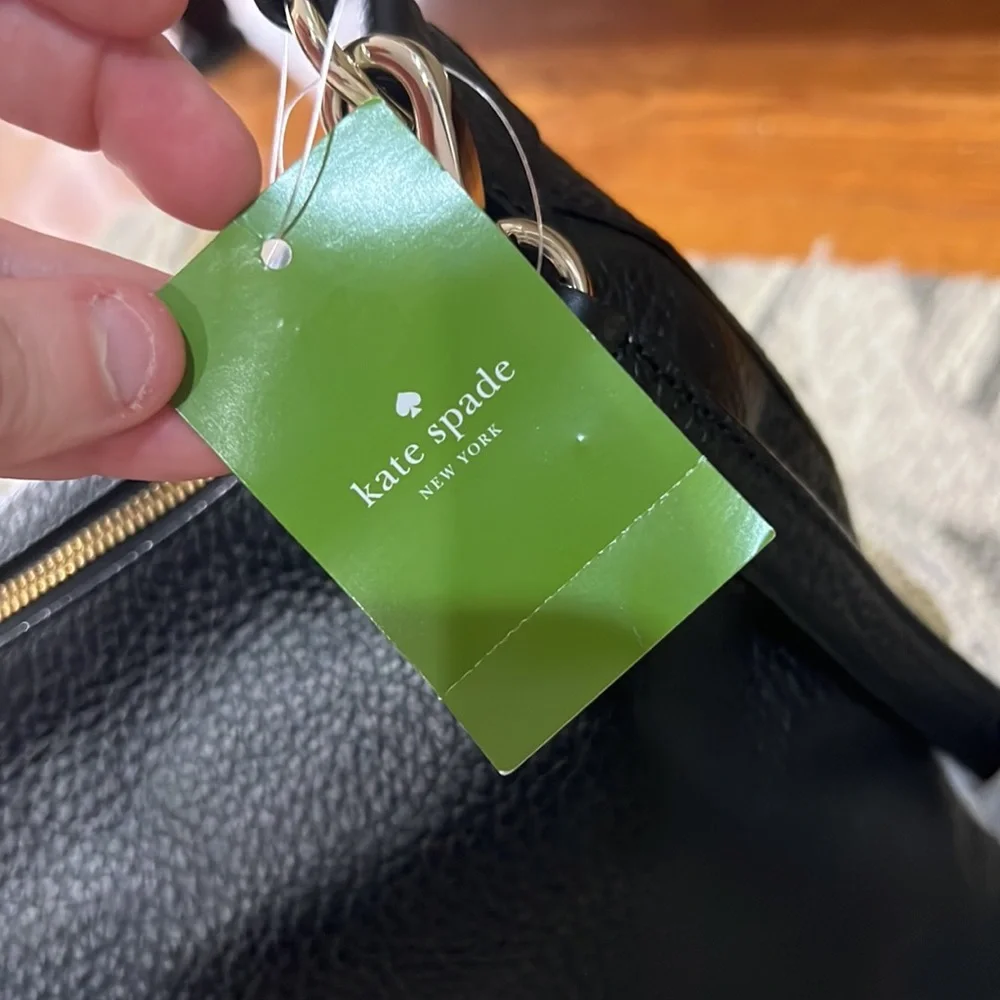 ♠️Kate spade NWT $498 Kaia prospect place black satchel shoulder bag gorgeous♠️